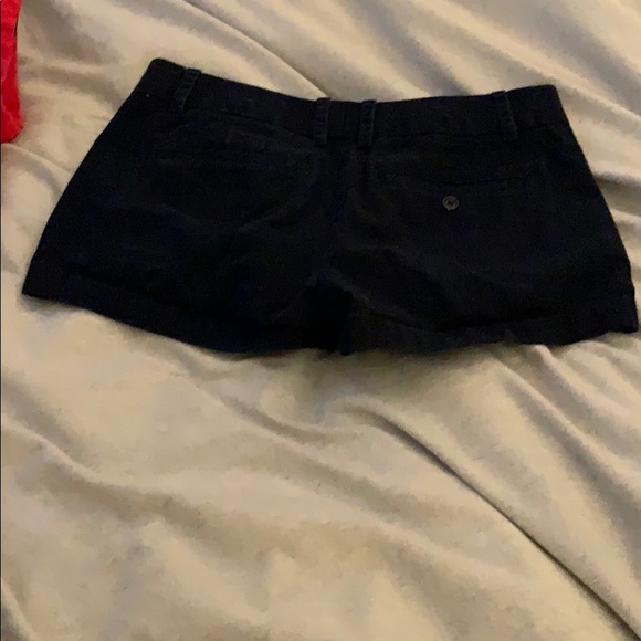 Navy J.Crew Chino Shorts Size 4 - Picture 2 of 3